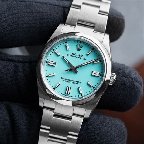 rolex turquoise dial 2020|Rolex oyster perpetual 36mm turquoise.